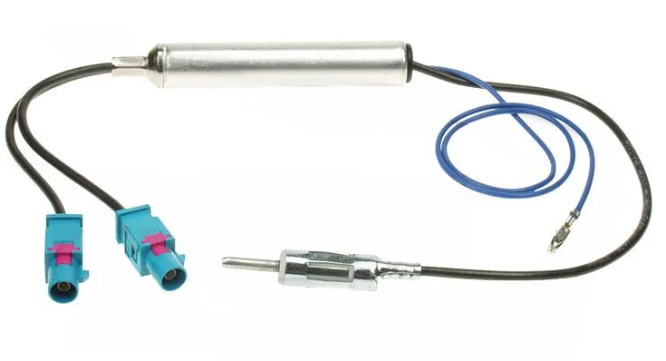 ISO ANT-3  VW антенный переходник с питанием двойной