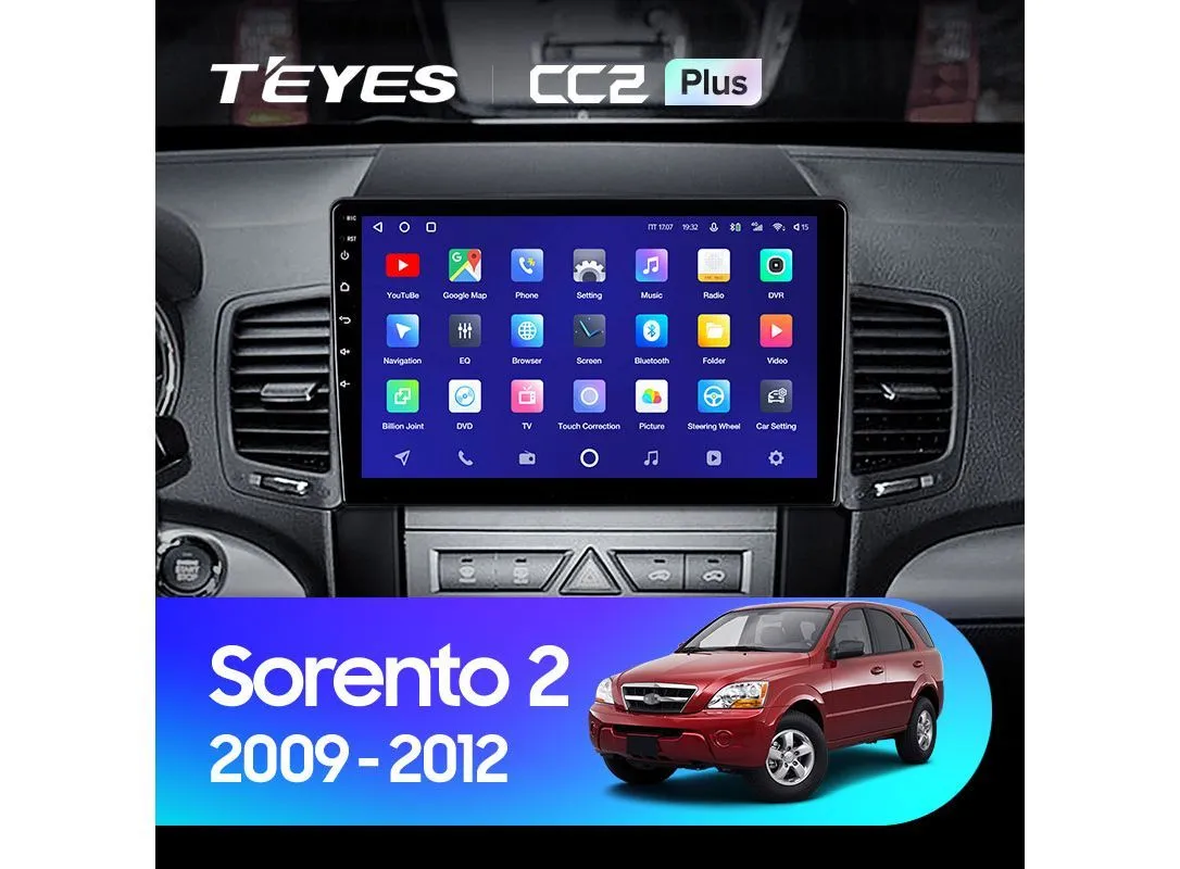 ШГУ Teyes CC2 Plus 3/32 GB Kia Sorento 2 XM 2009-2012