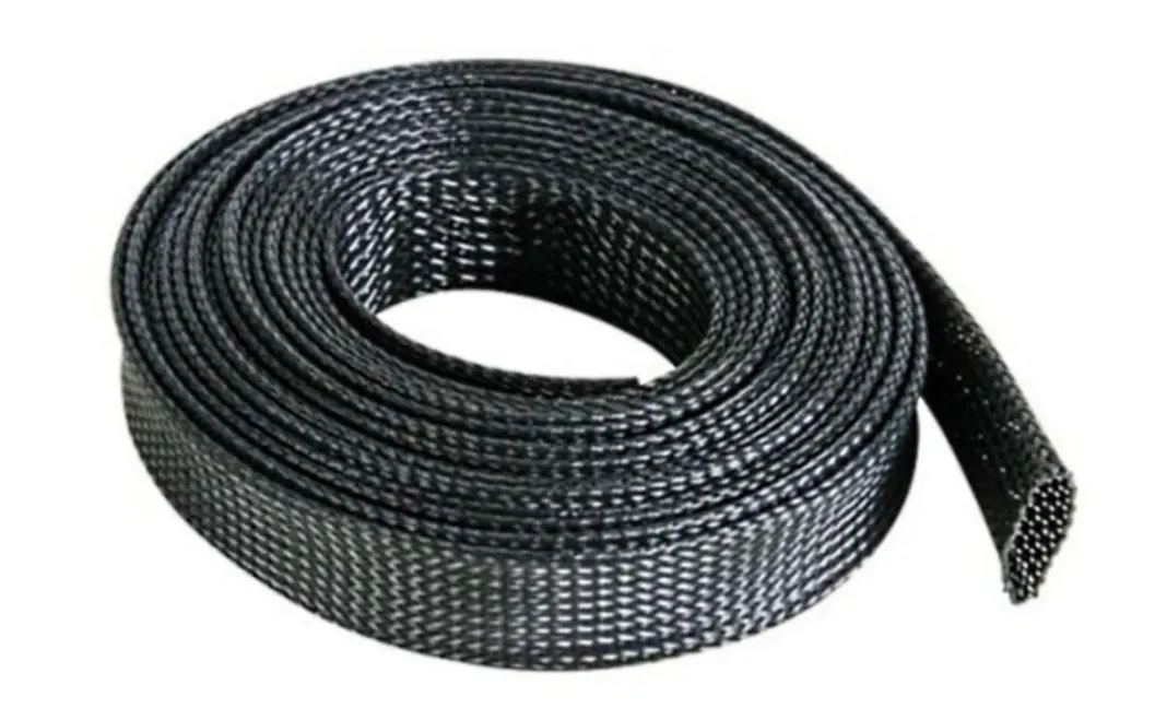 Защитная кабельная оплетка GA D10mm черная (1б-50м) (1м)