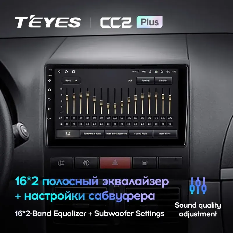 Комплект магнитолы TEYES CC2 Plus 9.0" для FIAT Idea 2011-2014
