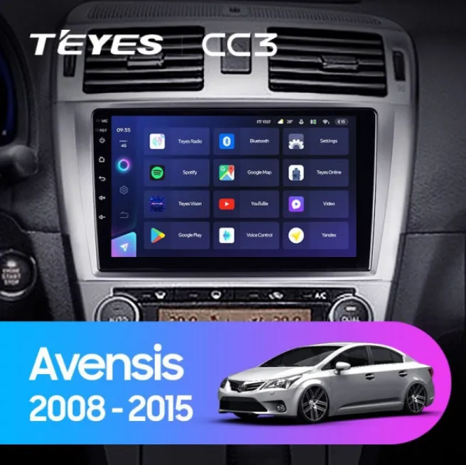 ШГУ Teyes CC3 3/32 Toyota Avensis 3 2008-2015
