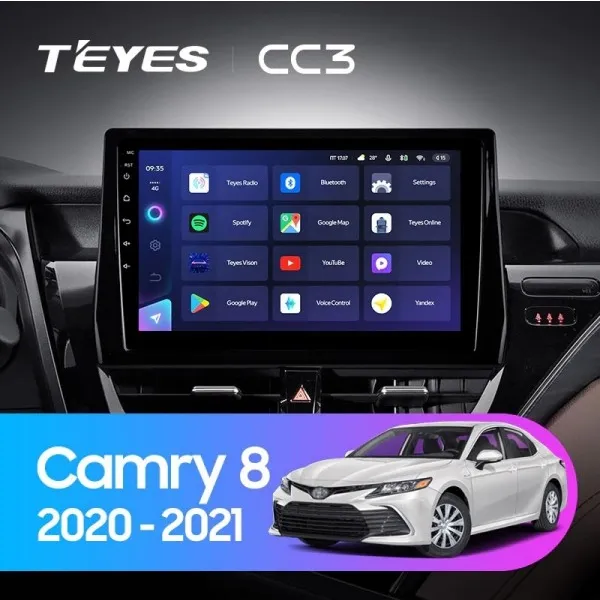 ШГУ Teyes CC3 4/64 GB Toyota Camry VIII 8 XV70 2020-2021