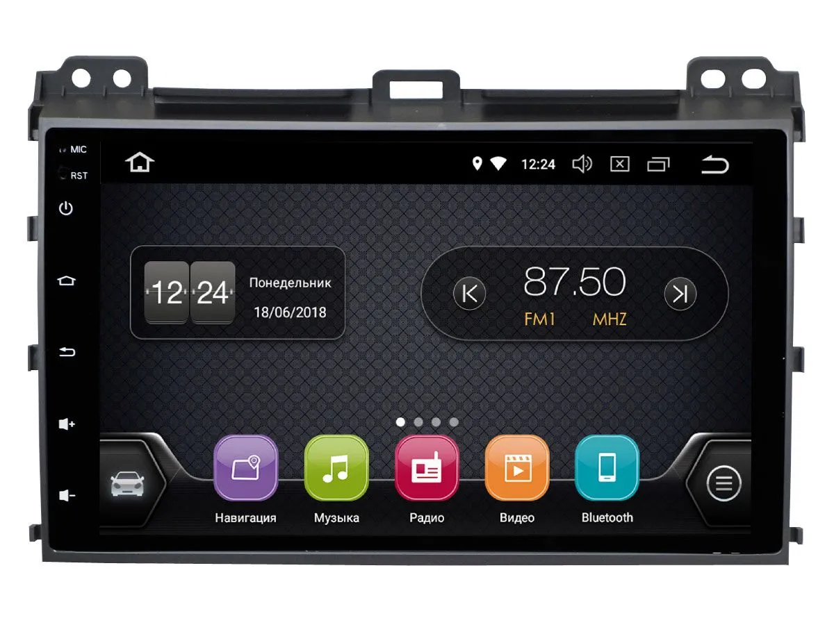 ШГУ INCAR TSA-2244 Toyota Prado 2002-2010 (Android 8.0)
