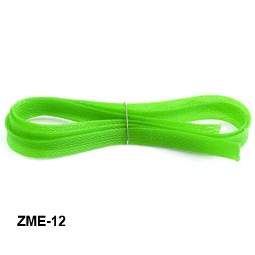 Защитная кабельная оплетка D12mm, L=100m/Green ZME-12 Green
