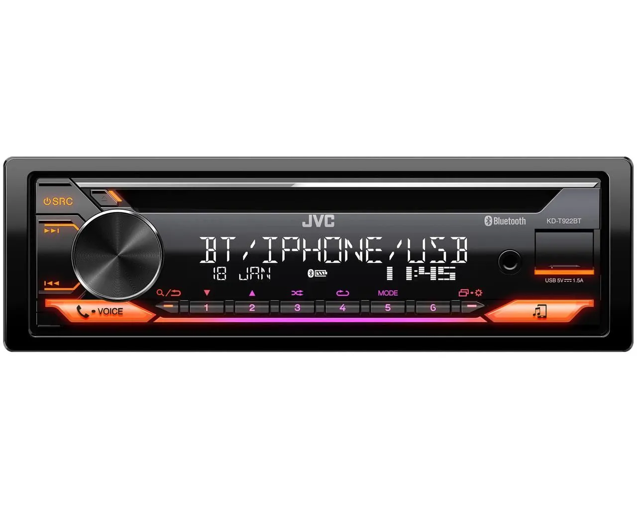 CD - ресивер JVC RD-T922BT