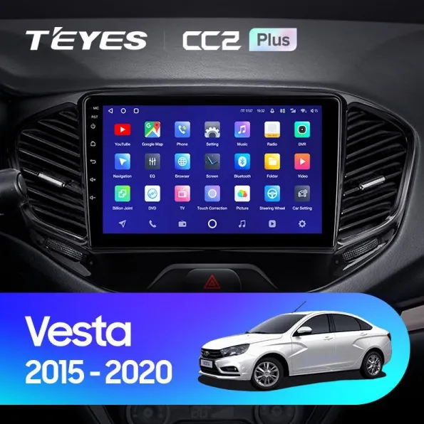 ШГУ Teyes CC2 Plus 4/64 GB Lada Vesta Cross Sport 2015-2020