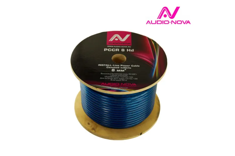 Силовой кабель AUDIO NOVA PCCR 8 Hd INSTALL-Line (1б-50м)(1м)