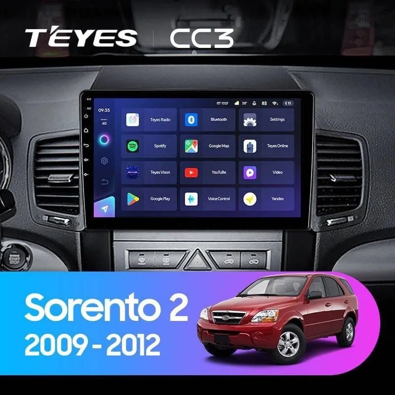ШГУ Teyes CC3 4/64 GB Kia Sorento 2 II XM F3 2012-2021