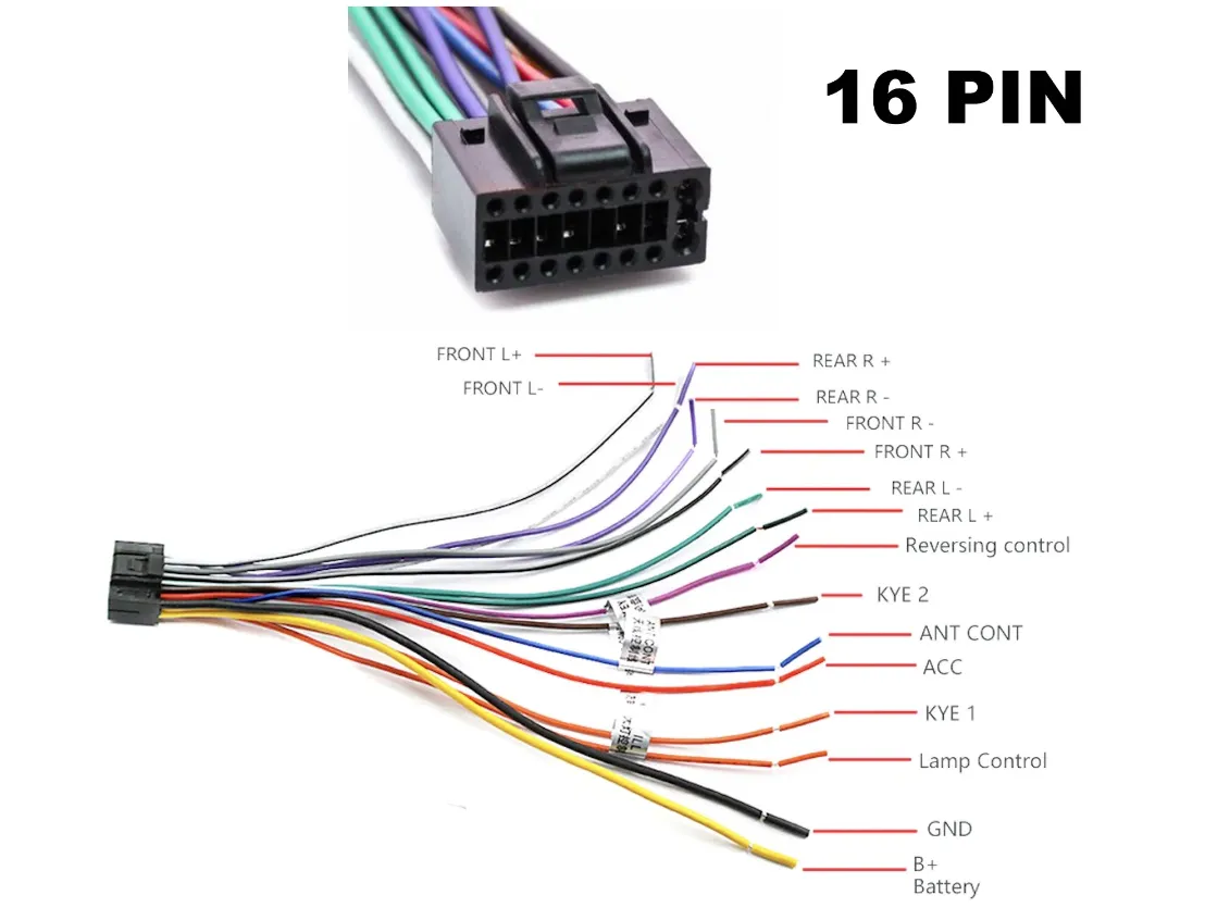 ISO-коннектор универсальный 16PIN 