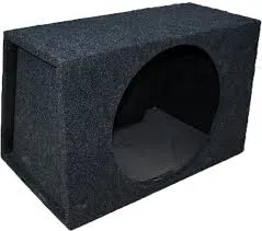 Короб под сабвуфер 12" щель бок R 55L