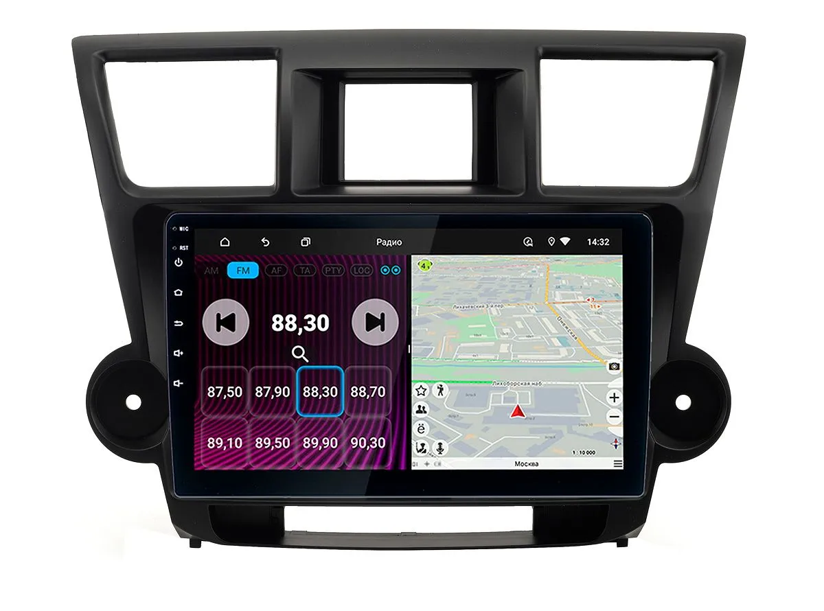 ШГУ INCAR XTA-2214 Toyota Highlander 07-13 Android 10"