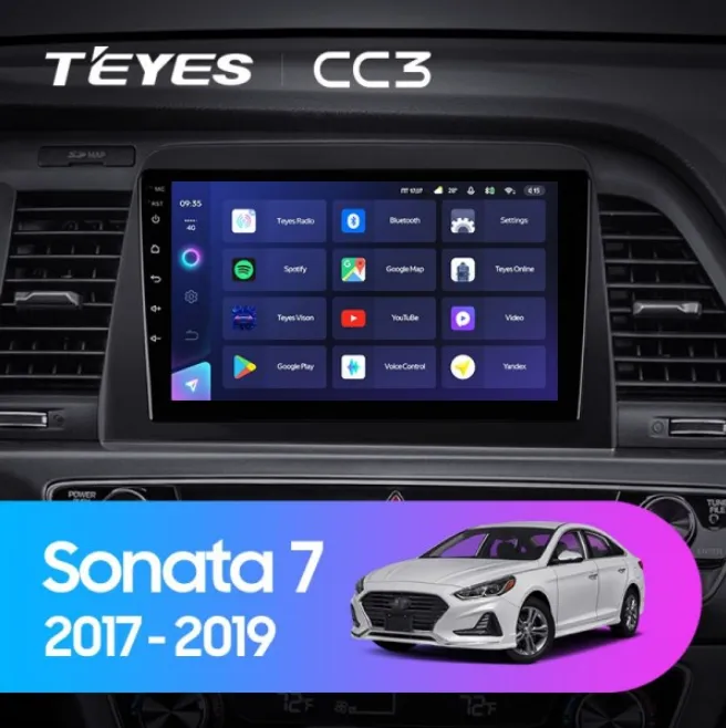 ШГУ Teyes CC3 3/32 GB Hyundai Sonata 7 LF 2017-2019 