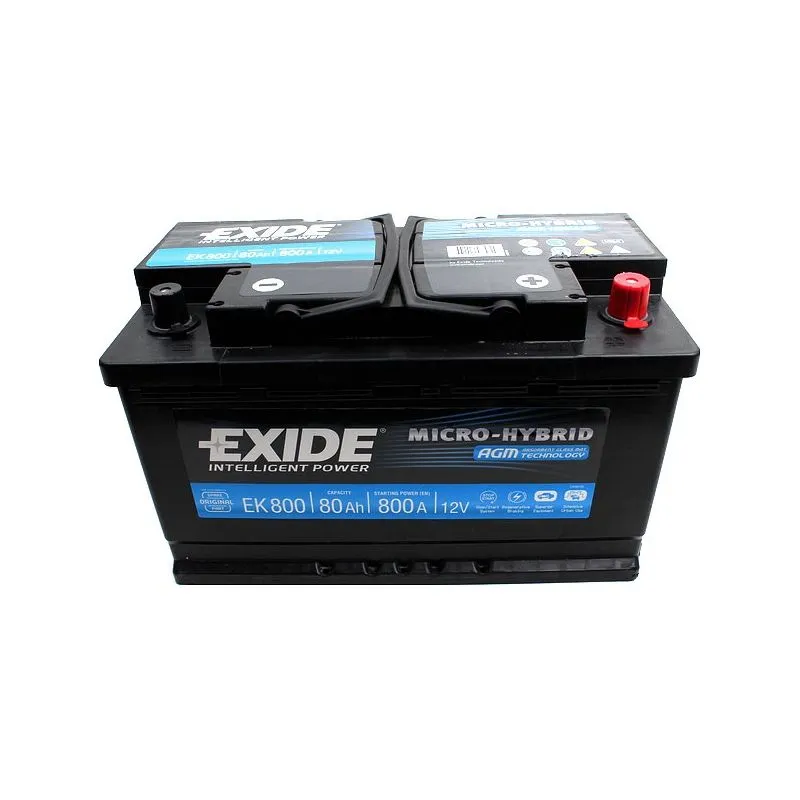 Аккумулятор EXIDE EK800 80Ah 800A