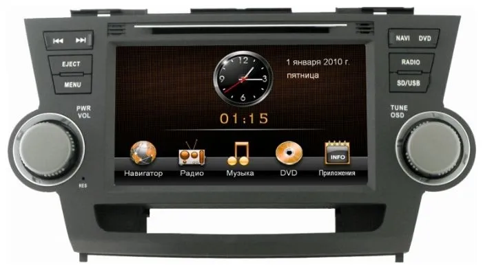 ШГУ INCAR CHR-2298 Toyota HIGHLANDER DVD2din
