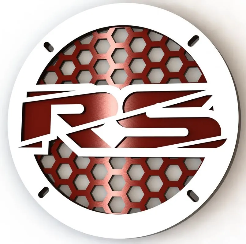 Защитная сетка (гриль) RS 10" White/Red