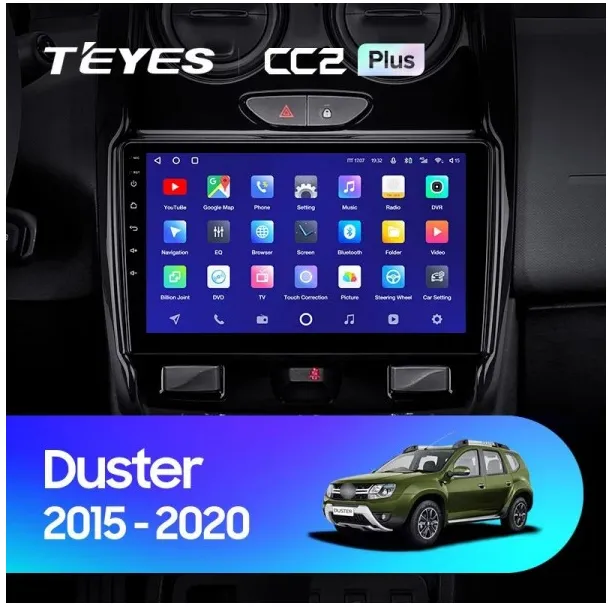 ШГУ Teyes CC2 Plus 4/64 GB Renault Duster 2 2015-2020
