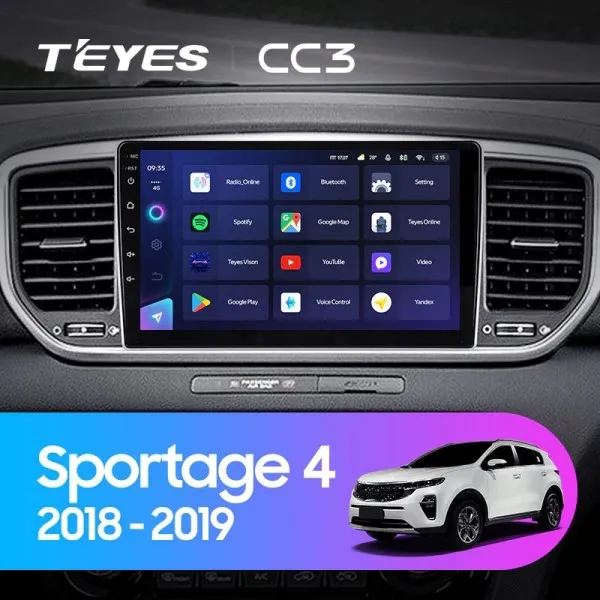 ШГУ Teyes CC3 6/128 GB Kia Sportage 4 QL 2018-2020