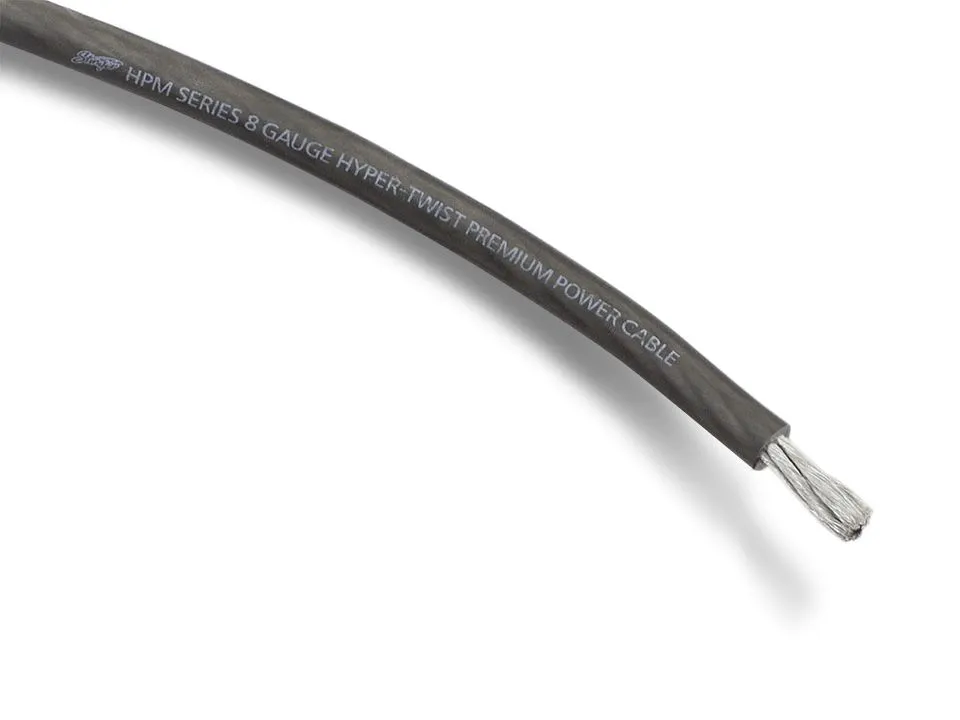 Силовой кабель Stinger SHW18G 8GA(1б-76,2м)(1м)