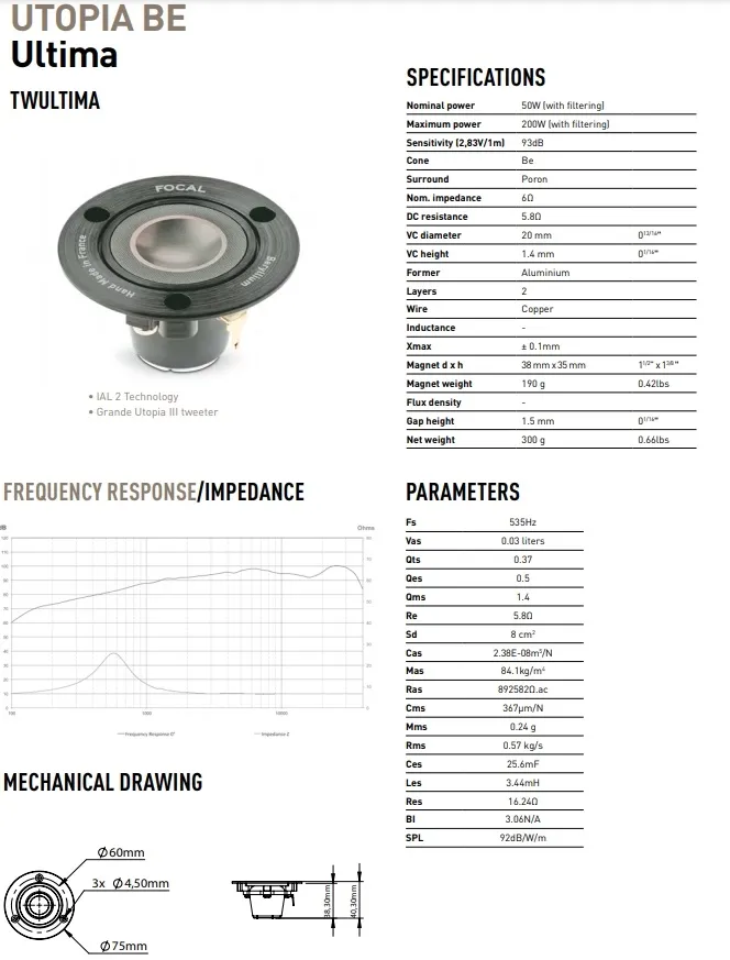 Focal Utopia Ultima Be 