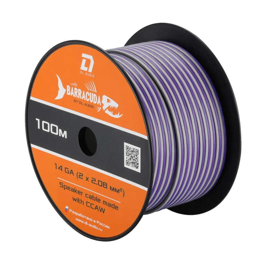 Акустический кабель DL Audio Barracuda Speaker Cable 14 Ga (1б-100) (1м)