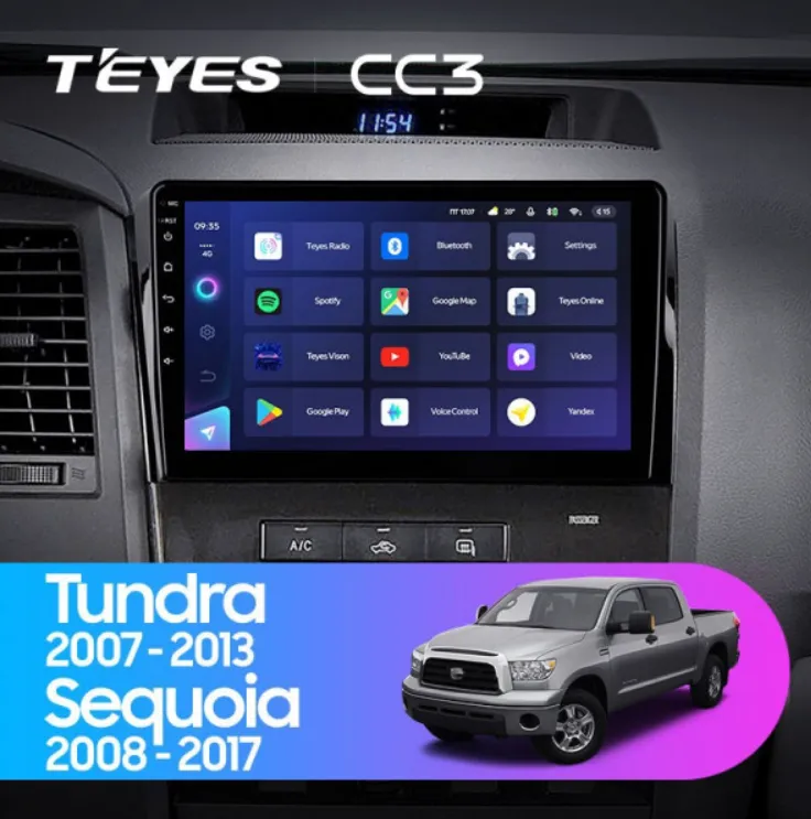 ШГУ Teyes CC3 4/32 Toyota Tundra 2007-2013, Sequoia XK60 2008-2017