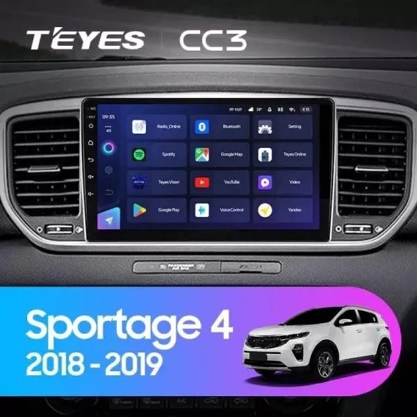 ШГУ Teyes CC3 4/64 GB Kia Sportage 4 2018-2020