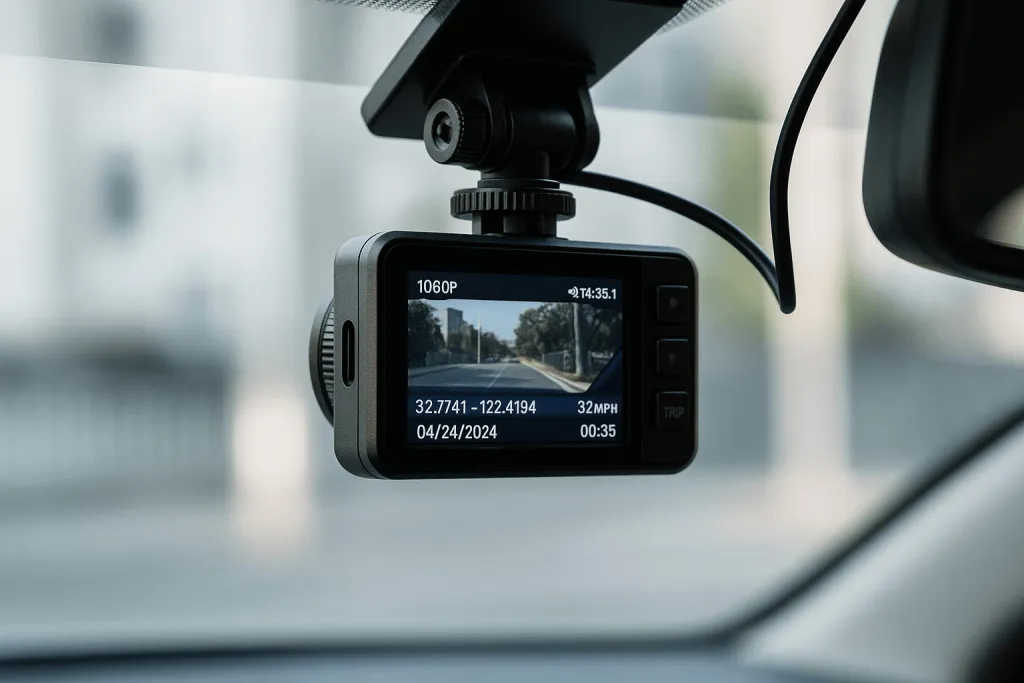 GPS в видеорегистраторе передает дополнительные сведения
