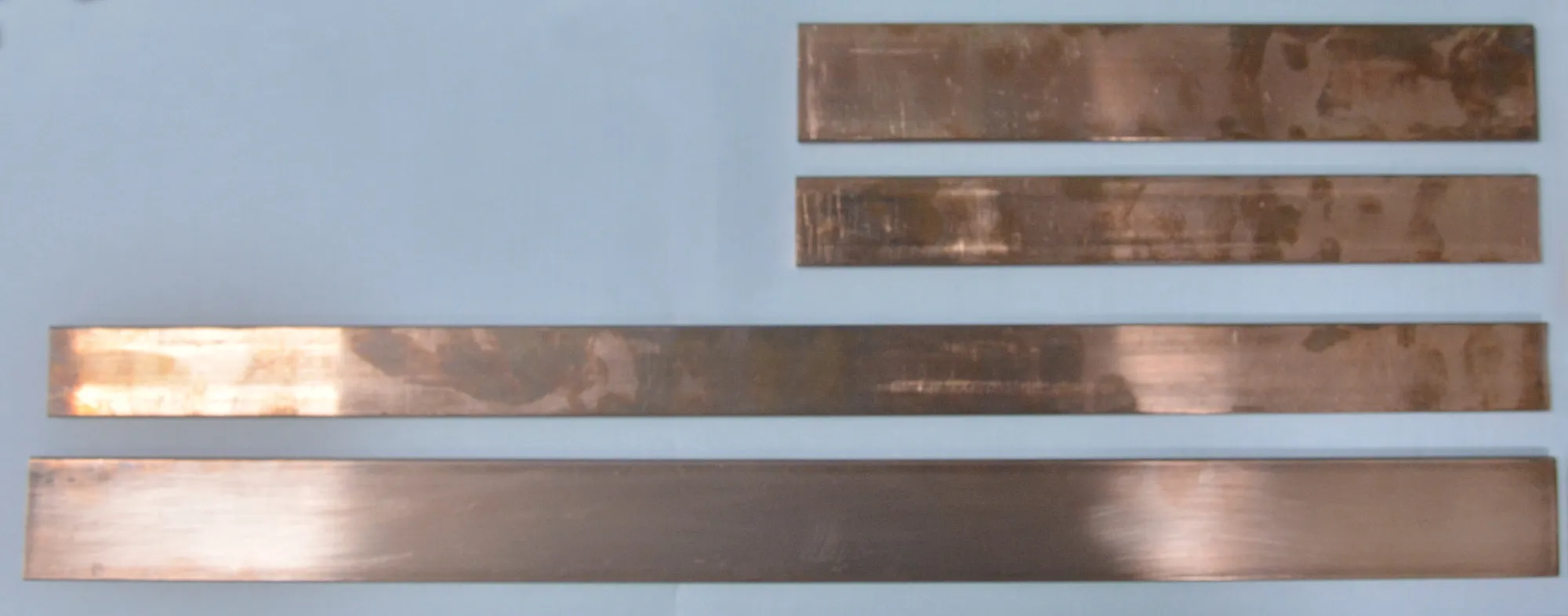 Медная шина 5x30x500 мм.