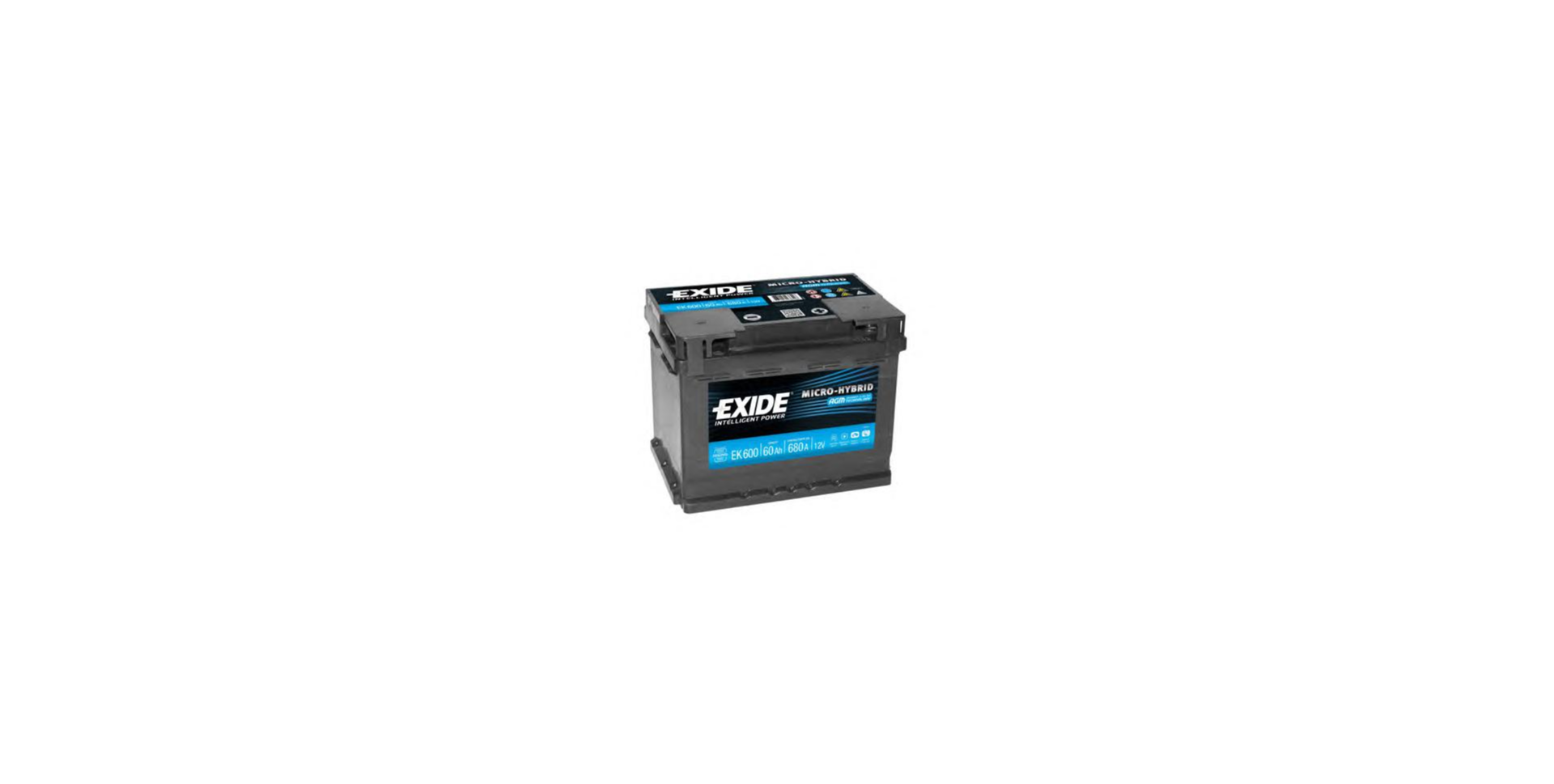 Аккумулятор EXIDE EK600 60Ah 680A