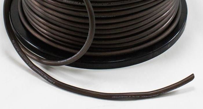 Силовой кабель ALPHARD AE-8GA Black (1б-100м)(1м)