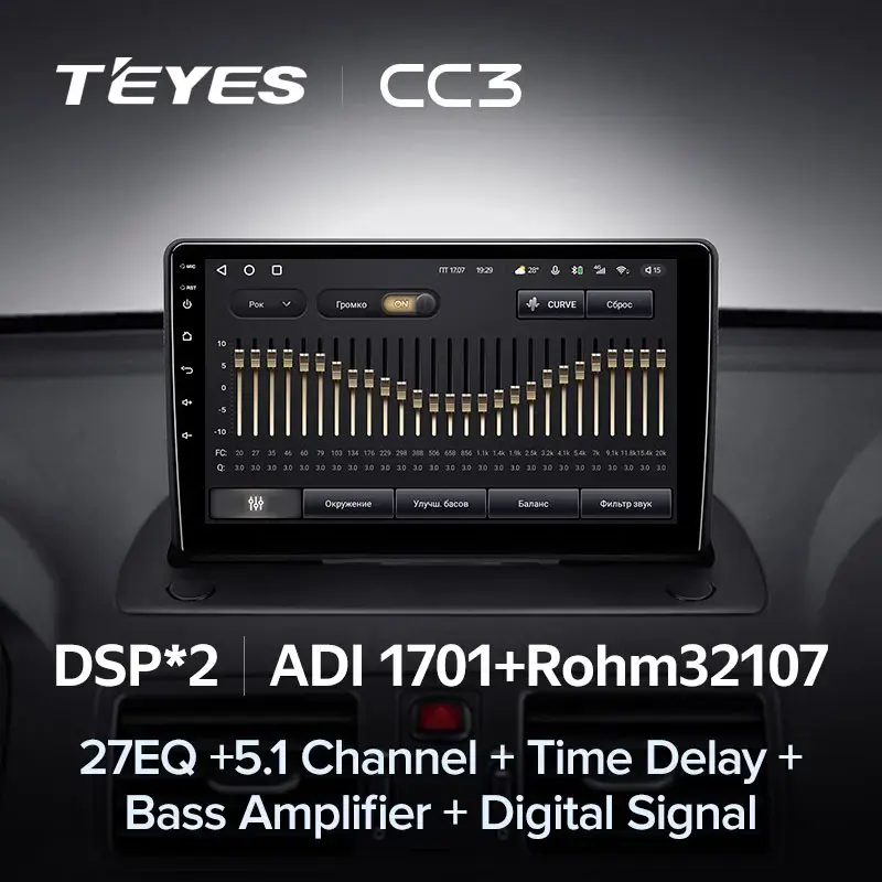 Комплект магнитолы TEYES CC3L 9.0" для Volvo XC90