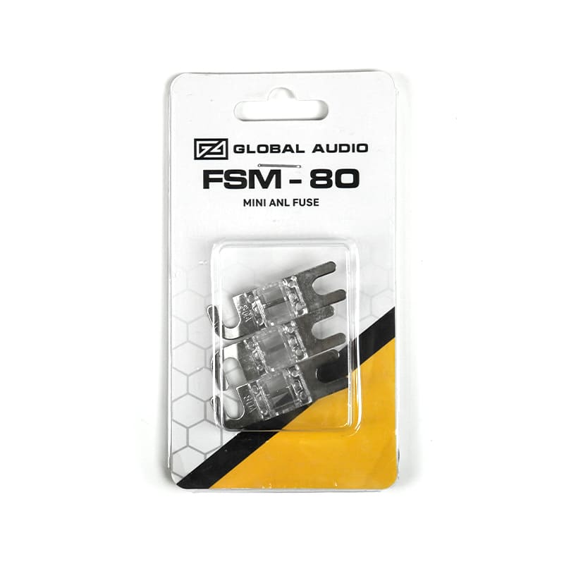 Предохранитель Global Audio FSM-80, 80A  (4шт упаковка)
