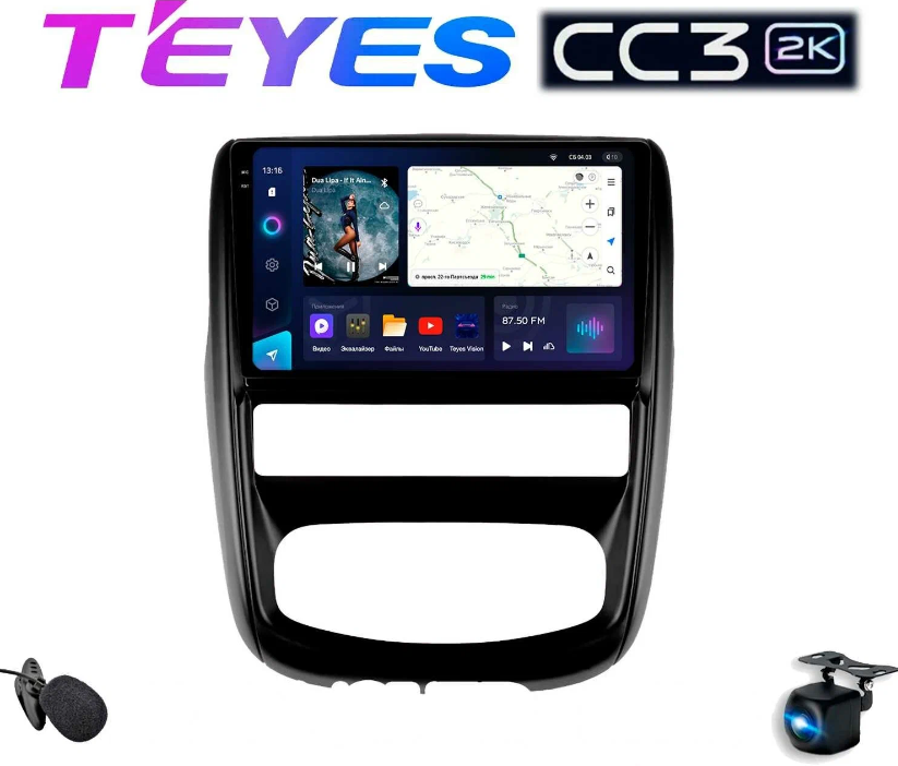 ШГУ Teyes CC3 2K 4/32 GB Nissan Terrano 2014-2020