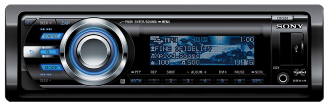 CD - ресивер Sony CDX-GT747UI MP3