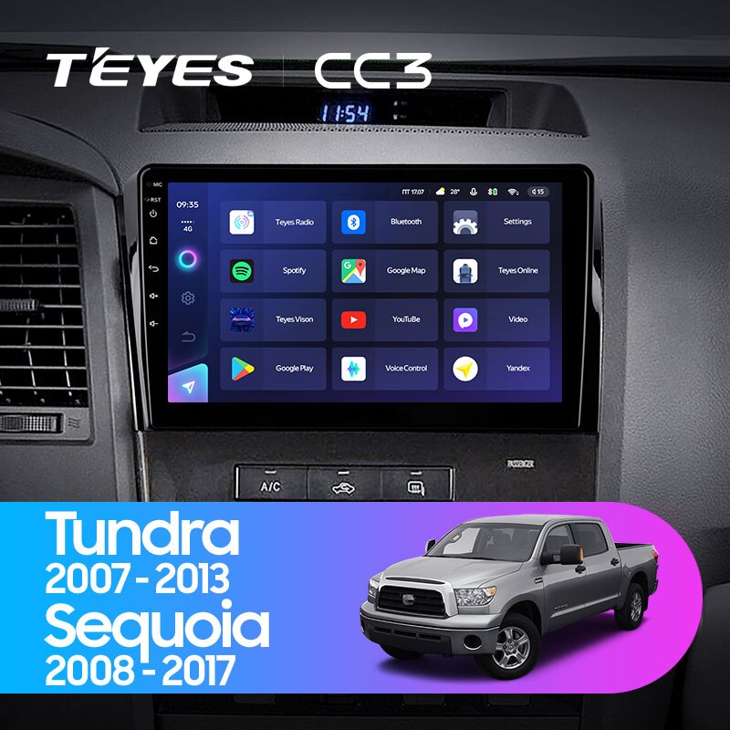 ШГУ Teyes CC3 4/64 Toyota Tundra XK50 2007-2013, Sequoia XK60 2008-2017
