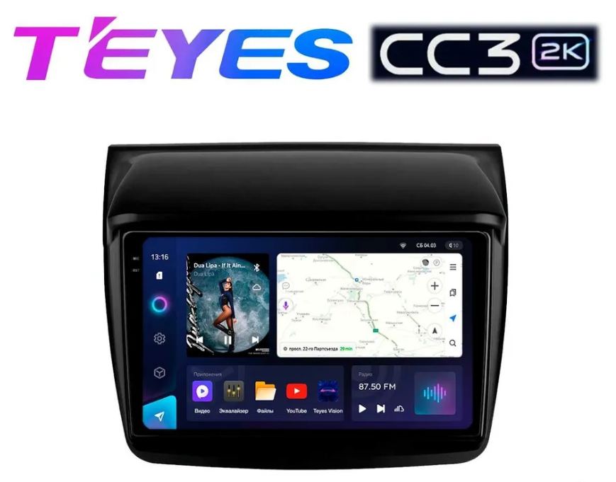 ШГУ Teyes CC3 2K 4/32 GB Mitsubishi L200 5 2015-2019