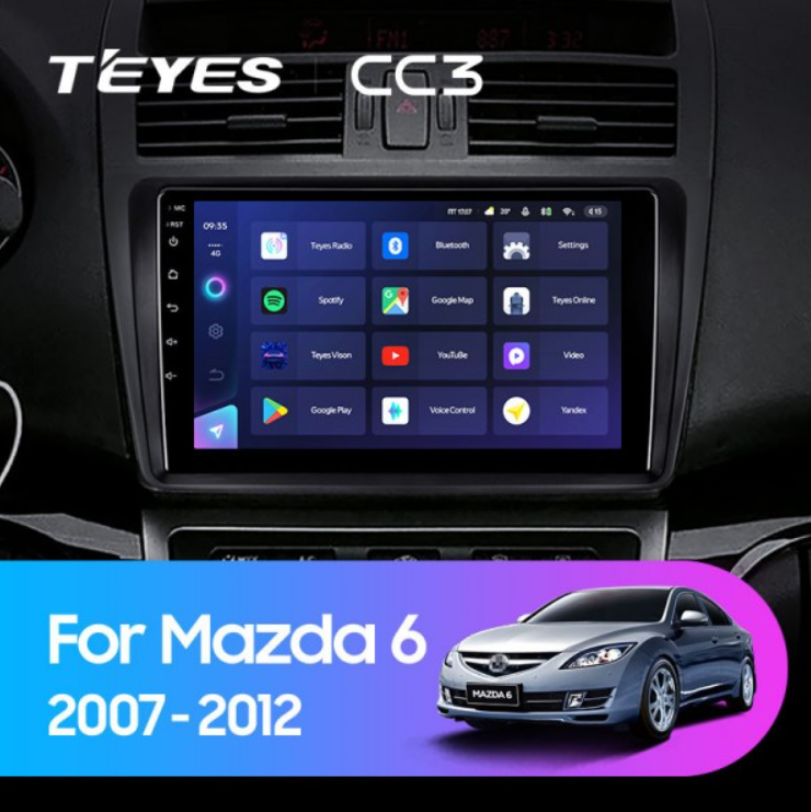 ШГУ Teyes CC3 4/32 GB Mazda 6 2007-2012