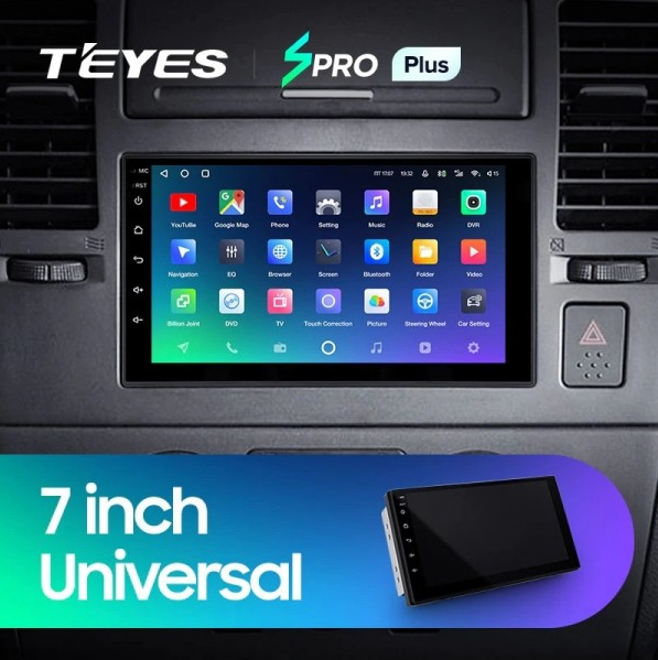 Головное устройство Teyes Spro Plus Universal 7"